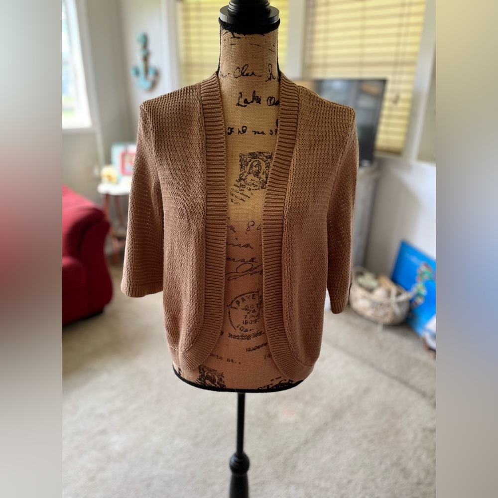 Peter Nygard short sleeve sweater cover-up